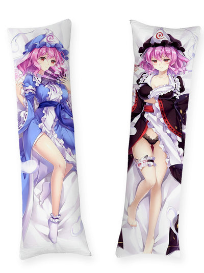Yuyuko Saigyouji Blå Kimono Dakimakura